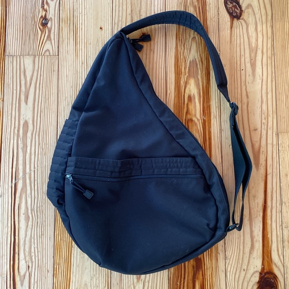 AmeriBag Healthy Back Large Black Sling Bag - Picture 2 of 13